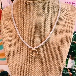 crescent necklace